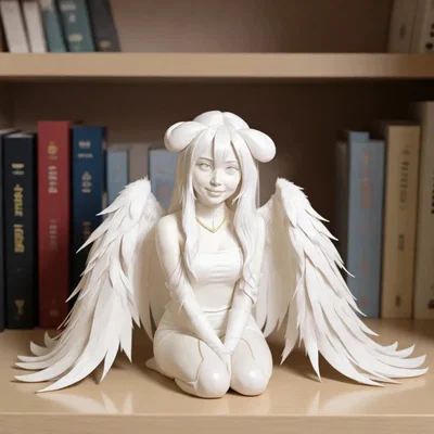 Mô hình Albedo Overlord in 3D chi tiết sắc nét