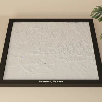 Ramstein, Air Base, Germany - Mô hình thu nhỏ 3D
