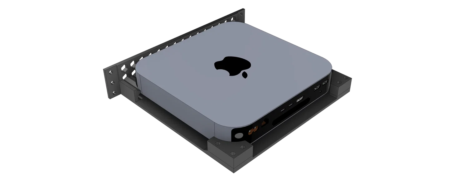 Giá đỡ Mac mini M2 10" chuẩn 1U - Image 3