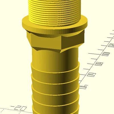 Khớp nối ống bồn nước tham số (Parametric connector)