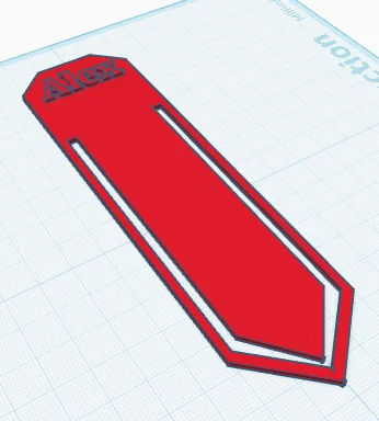 Mẫu kẹp đánh dấu trang sách 3D cá nhân hóa (Bookmark) - Image 3
