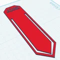 Mẫu kẹp đánh dấu trang sách 3D cá nhân hóa (Bookmark) - Thumbnail 3