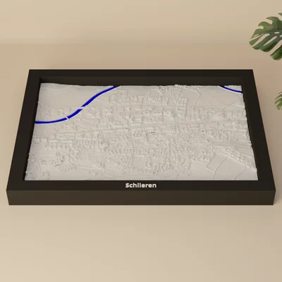Schlieren, Switzerland - Mô hình thu nhỏ 3D địa hình