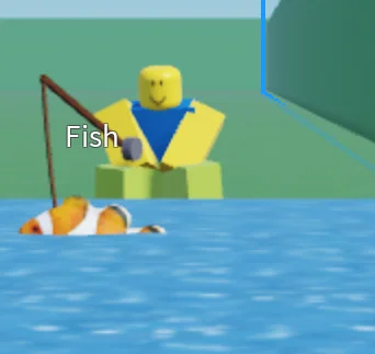 Mô hình 3D nhân vật ROBLOX Fishing Guy đi câu cá độc đáo - Image 1
