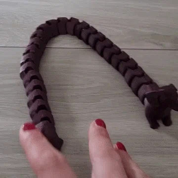 Chó lạp xưởng khớp nối (flexi) 41 cm – Articulated dachshund XXL