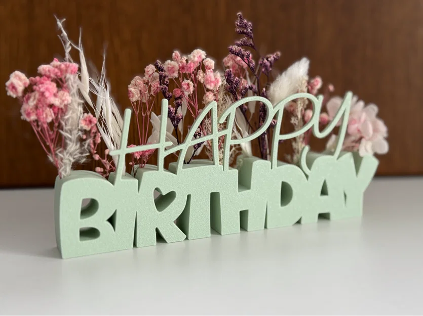 Mô hình trang trí Happy Birthday in 3D làm quà tặng cực xinh - Image 1