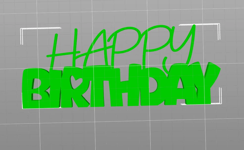 Mô hình trang trí Happy Birthday in 3D làm quà tặng cực xinh - Image 2