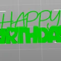 Mô hình trang trí Happy Birthday in 3D làm quà tặng cực xinh - Thumbnail 2