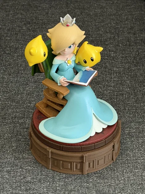 Đế trưng bày Amiibo chủ đề Comet Observatory Library cho Rosalina - Image 1