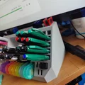 Khay Organizer gắn dưới màn hình cho kính, bút, SD, USB, thuốc… - Thumbnail 3