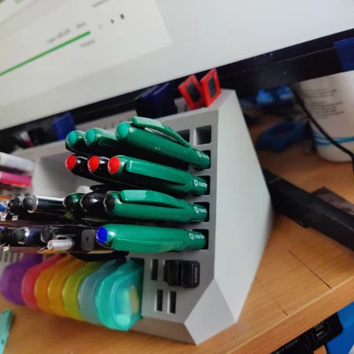 Khay Organizer gắn dưới màn hình cho kính, bút, SD, USB, thuốc…