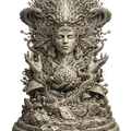 Tượng nghệ thuật Psychedelic 3D - Tác phẩm điêu khắc độc đáo - Thumbnail 1