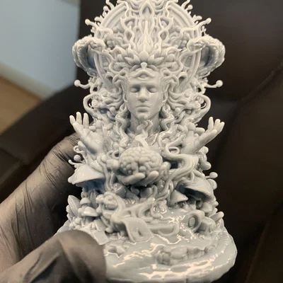 Tượng nghệ thuật Psychedelic 3D - Tác phẩm điêu khắc độc đáo