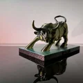 Tượng Bò Tót 3D - Biểu tượng sức mạnh trang trí để bàn làm việc - Thumbnail 2