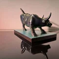 Tượng Bò Tót 3D - Biểu tượng sức mạnh trang trí để bàn làm việc - Thumbnail 3