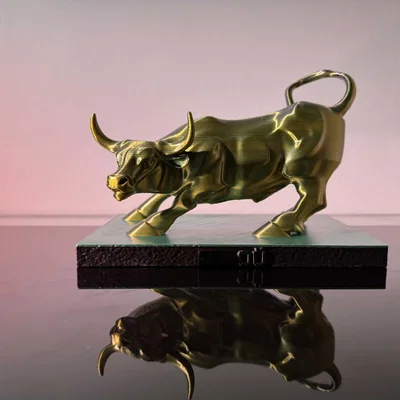 Tượng Bò Tót 3D - Biểu tượng sức mạnh trang trí để bàn làm việc