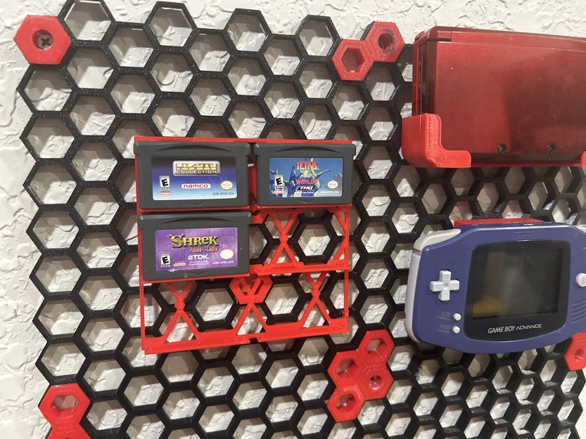 Giá treo băng đĩa GBA gắn tường Honeycomb Storage Wall siêu gọn - Image 1