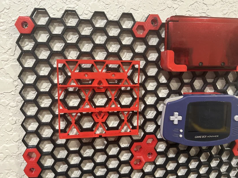 Giá treo băng đĩa GBA gắn tường Honeycomb Storage Wall siêu gọn - Image 2