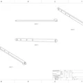 Tay gạt xả bồn cầu (Toilet Flush Arm) in 3D - Thumbnail 2