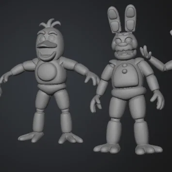 Bộ sưu tập Animatronics FNAF Core 4 – Freddy, Bonnie, Chica & Foxy