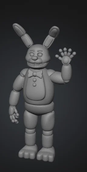 Thỏ Vàng Animatronic – Mẫu 3D Printable Chi Tiết - Image 1