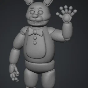 Thỏ Vàng Animatronic – Mẫu 3D Printable Chi Tiết