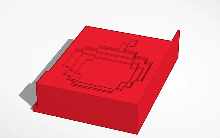 Khuôn cắt bánh quy hình quả táo Minecraft (Minecraft Apple Cookie Cutter) - Image 1