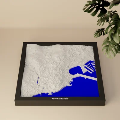 Porto Maurizio, Ý - Mô hình thu nhỏ 3D