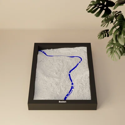 Baden, Thụy Sĩ - Mô hình thu nhỏ 3D