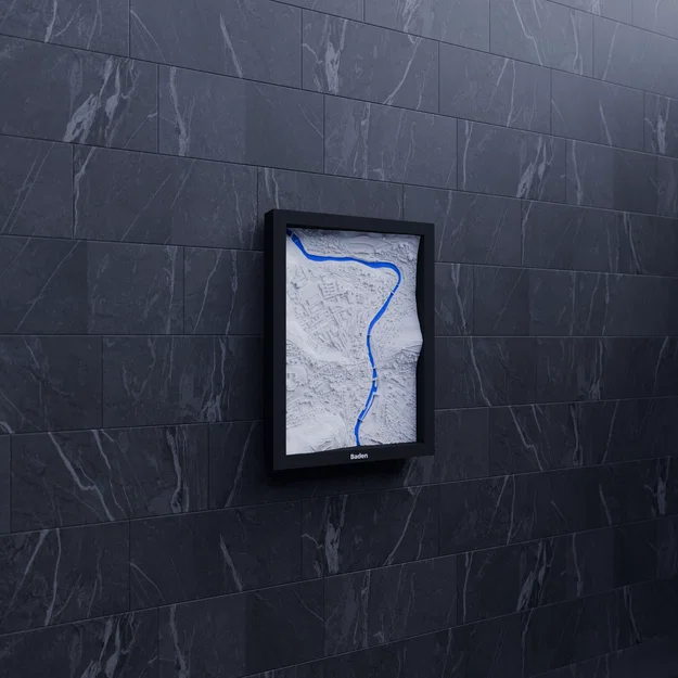 Baden, Thụy Sĩ - Mô hình thu nhỏ 3D - Image 7
