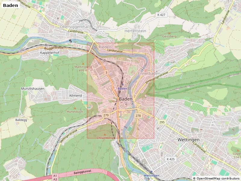 Baden, Thụy Sĩ - Mô hình thu nhỏ 3D - Image 9
