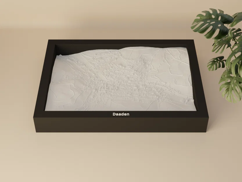 Daaden, Đức - Mô hình thu nhỏ 3D địa hình - Image 4
