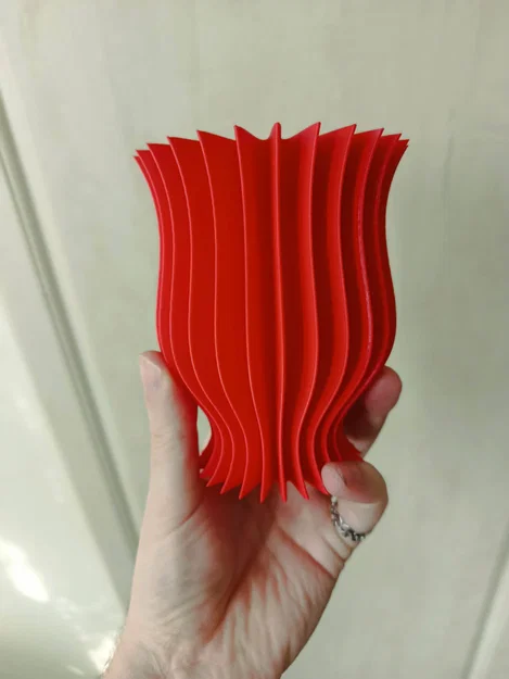 Mẫu lọ hoa 3D độc đáo in theo chế độ vase-mode nghệ thuật - Image 1