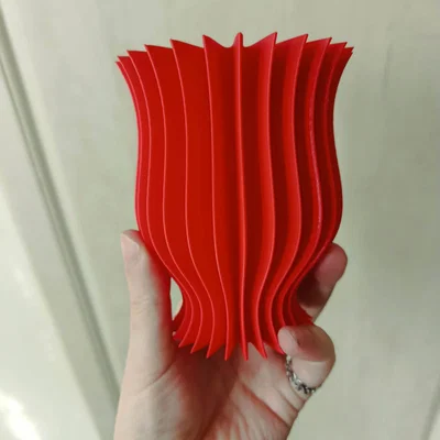 Mẫu lọ hoa 3D độc đáo in theo chế độ vase-mode nghệ thuật