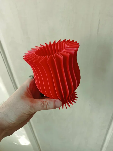 Mẫu lọ hoa 3D độc đáo in theo chế độ vase-mode nghệ thuật - Image 2