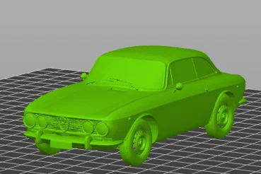 Mô hình xe cổ Alfa Romeo GTV 1980 - File thiết kế in 3D - Image 1