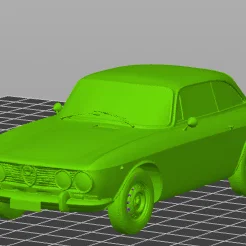 Mô hình xe cổ Alfa Romeo GTV 1980 - File thiết kế in 3D