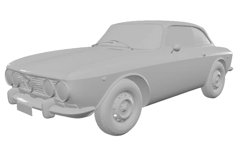 Mô hình xe cổ Alfa Romeo GTV 1980 - File thiết kế in 3D - Image 3