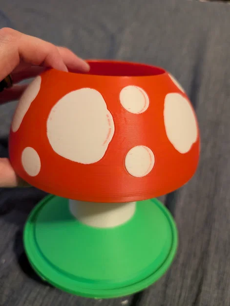 Chậu trồng cây hình nấm (Desktop Mushroom Planter) xinh xắn cho bàn làm việc - Image 3