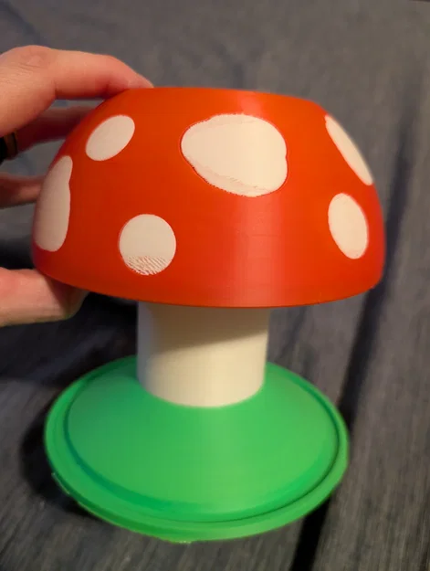Chậu trồng cây hình nấm (Desktop Mushroom Planter) xinh xắn cho bàn làm việc - Image 5