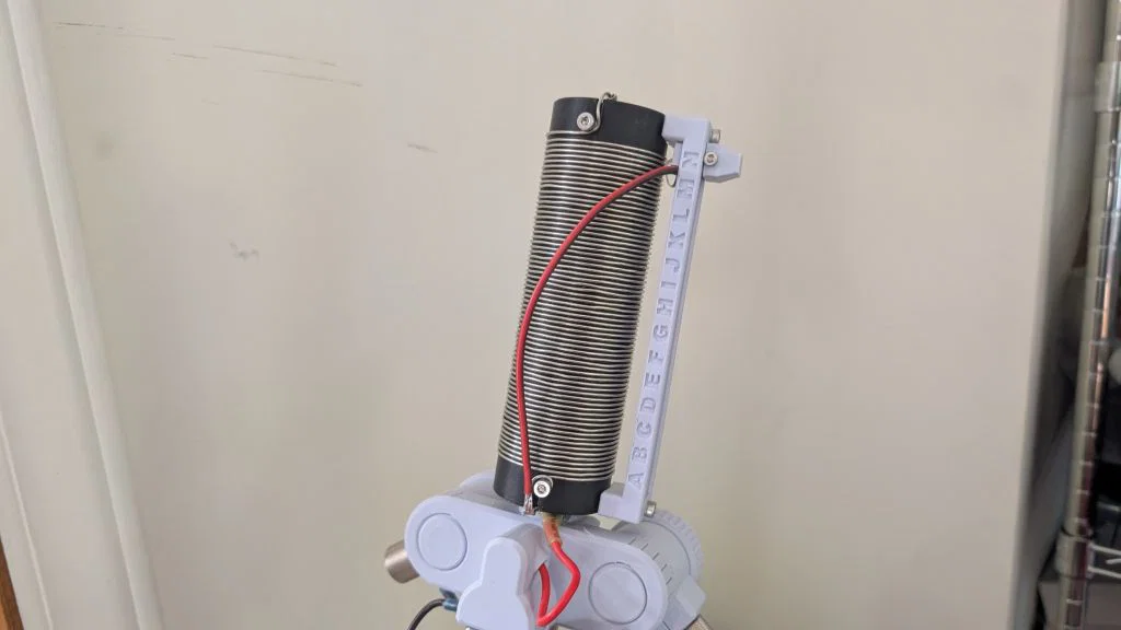 Cuộn tải (Loading coil) cho anten vertical với tiếp điểm trượt - Image 1