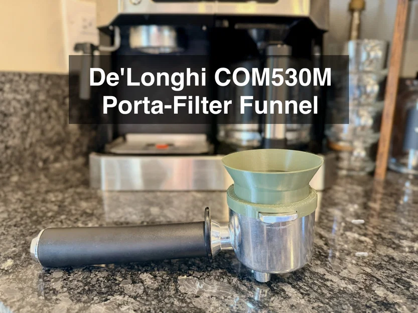 Phễu cho Porta-Filter De'Longhi COM530M (Porta-Filter Funnel) - Image 1