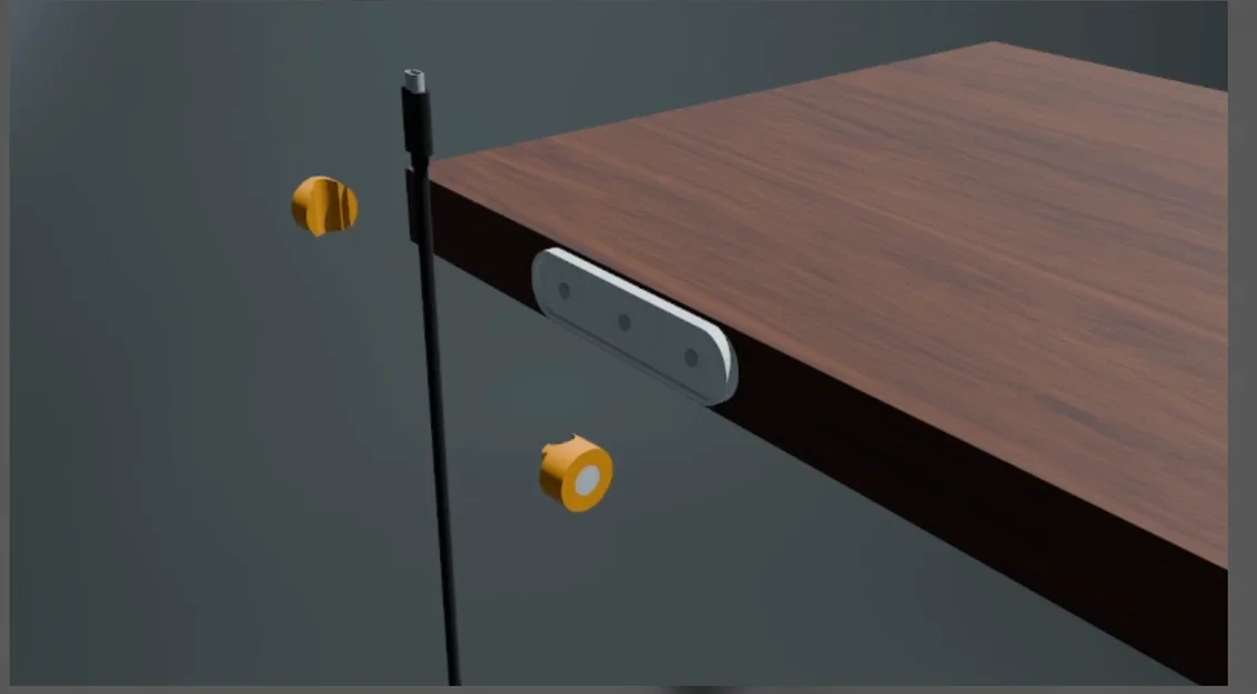 Kẹp giữ dây cáp nam châm (MAGNETIC CABLE HOLDER!) - Image 1