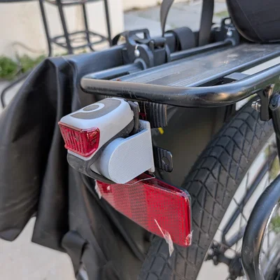 Ngàm gắn đèn hậu xe đạp lên baga sau (Rear rack mount)