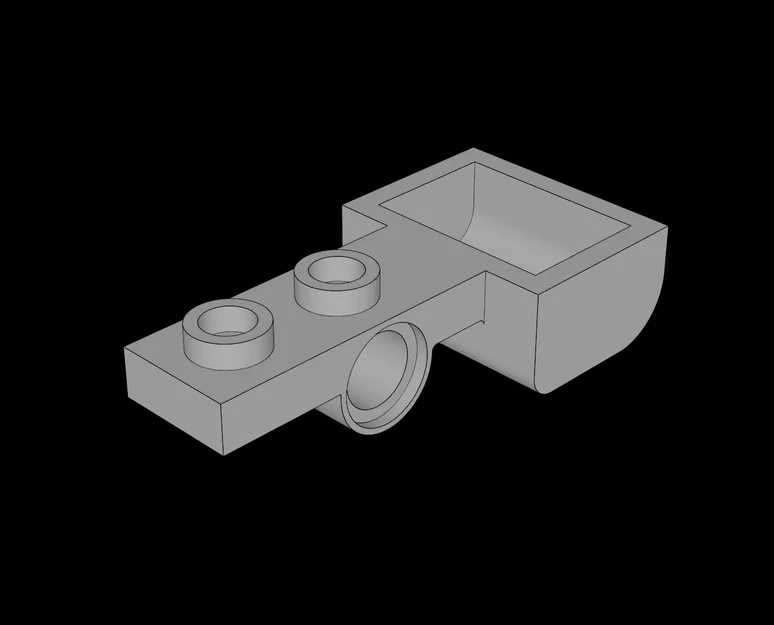 Mảnh ghép Lego tương thích 1x2 có gầu múc - File in 3D chất lượng - Image 1