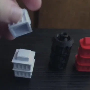 Mô hình tòa nhà lắp ghép 3D cho Boardgame Publicidade
