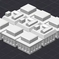 Mô hình tòa nhà lắp ghép 3D cho Boardgame Publicidade - Thumbnail 3