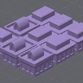 Mô hình tòa nhà lắp ghép 3D cho Boardgame Publicidade - Thumbnail 4