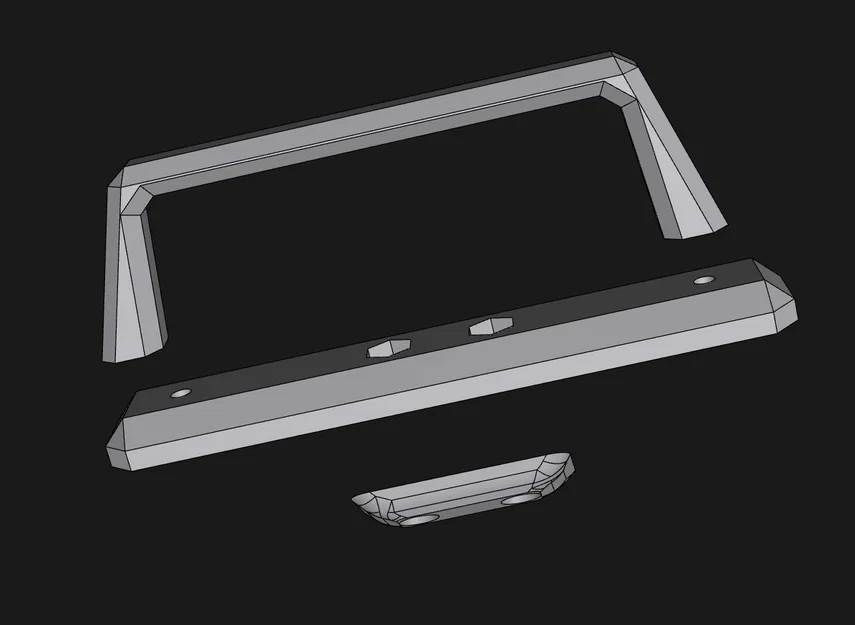 Tay cầm & nắp che vít cho nắp kính Qidi Q2 - Image 1