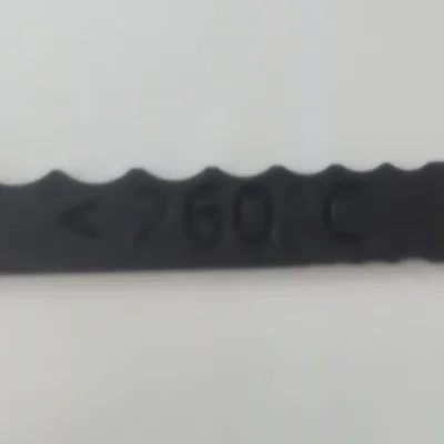 Thước đo bán kính nhỏ gọn kèm công thức đổi mm–inch (1–15mm)